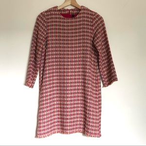 Zara Tweed Pink Dress